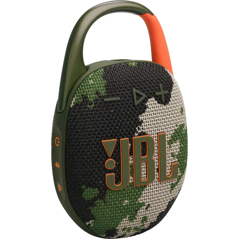 Enceinte portable sans fil Bluetooth étanche à l'eau. JBL Clip 5 - Squad
