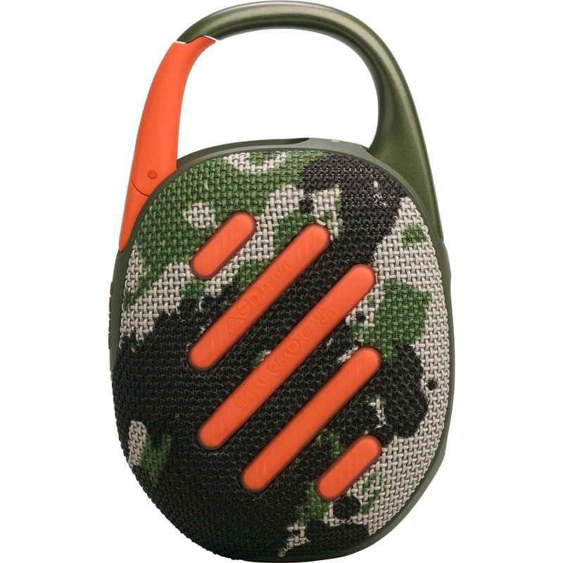 Enceinte portable sans fil Bluetooth étanche à l'eau. JBL Clip 5 - Squad