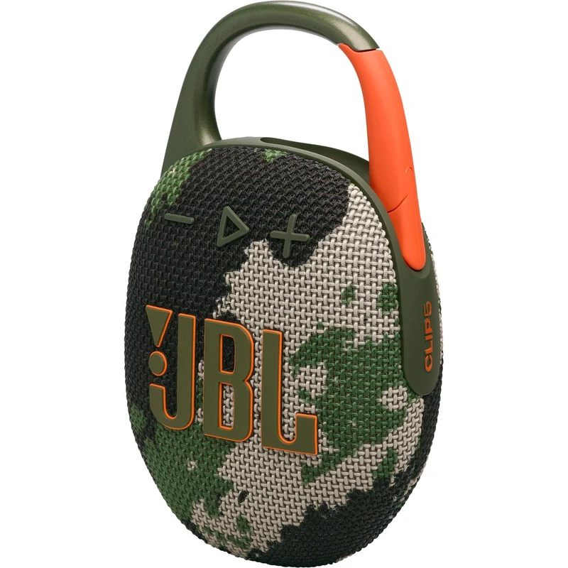 Enceinte portable sans fil Bluetooth étanche à l'eau. JBL Clip 5 - Squad