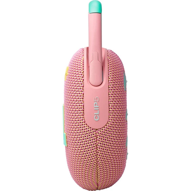 Enceinte portable sans fil Bluetooth étanche à l'eau. JBL Clip 5 - Rose