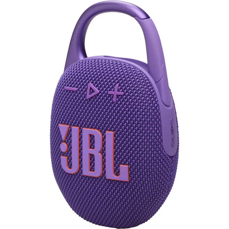 Enceinte portable sans fil Bluetooth étanche à l'eau. JBL Clip 5 - Pourpre