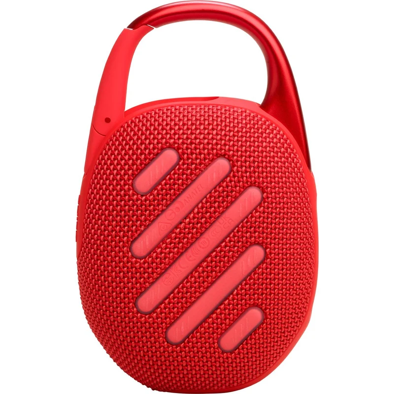 Enceinte portable sans fil Bluetooth étanche à l'eau. JBL Clip 5 - Rouge