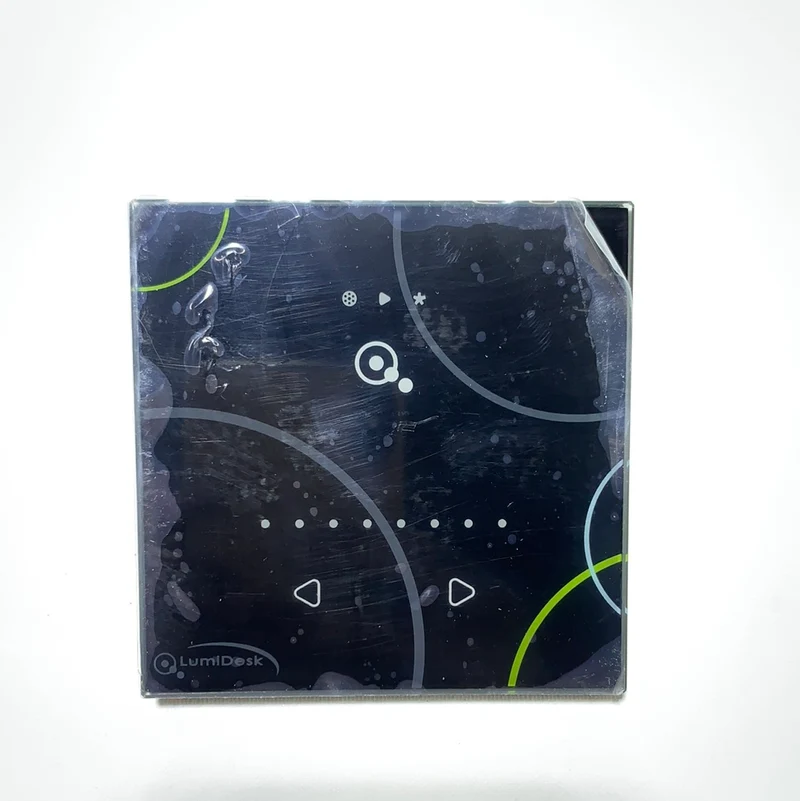 Lumidesk LDTOUCH NANO Stand Alone Wall Mounted DMX Controller w/ Touch-sensitive Glass Panel