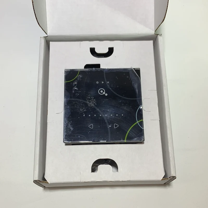 Lumidesk LDTOUCH NANO Stand Alone Wall Mounted DMX Controller w/ Touch-sensitive Glass Panel