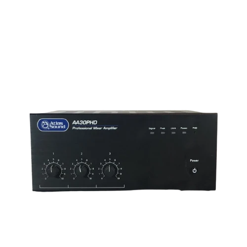 Atlas Sound AA30PHD 3-Input, 30W BGM Mixer Amplifier w/ Automatic System Test - USED