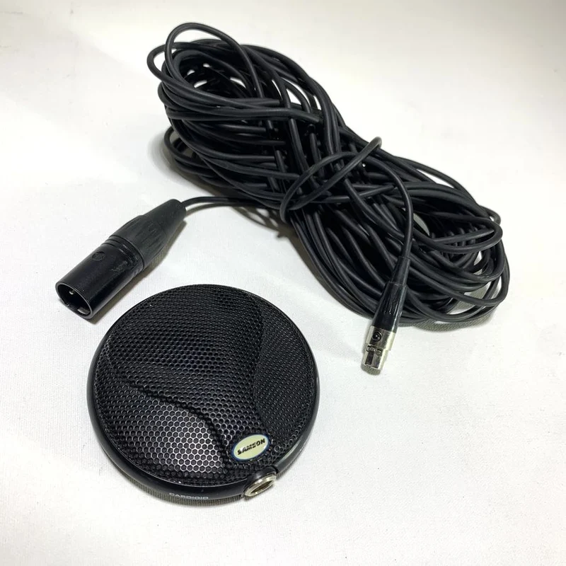 Samson CM10B Unidirectional Boundary Microphone w/ 30-foot Mini-XLR to Standard XLR Cable #2012 - DEMO