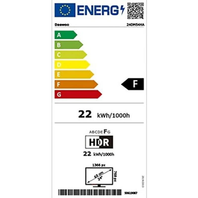 Smart TV Daewoo 24DEM54HA HD 24" D-LED Wi-Fi