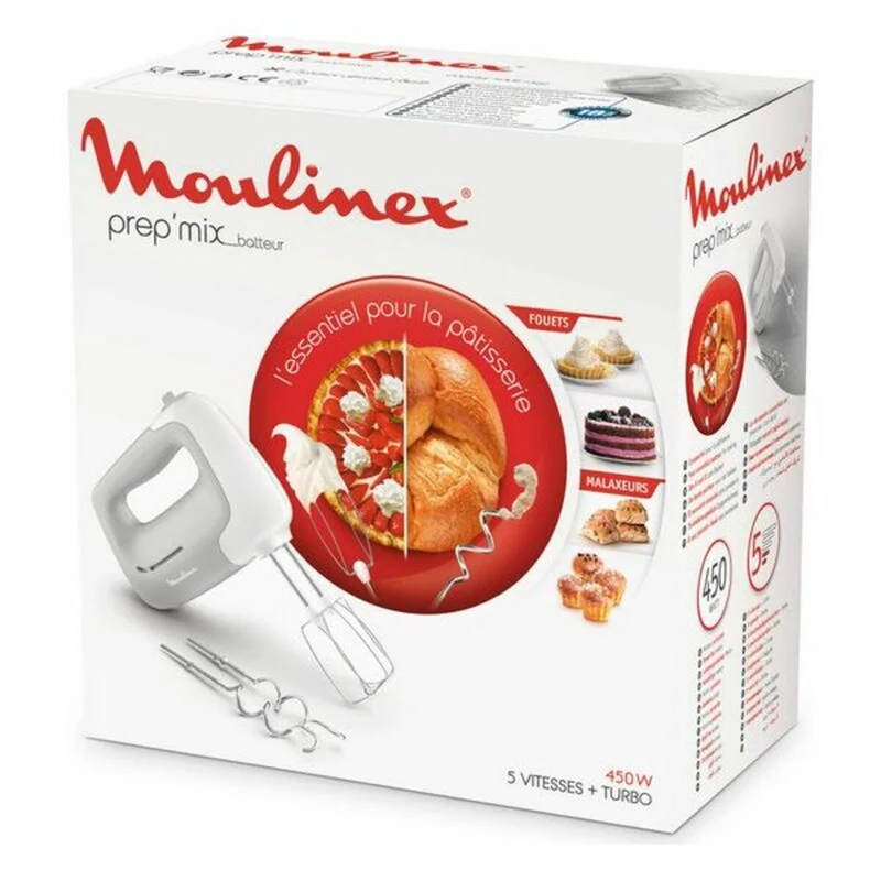 Blender/mixeur pâtissier Moulinex HM450B Gris 450 W 450W