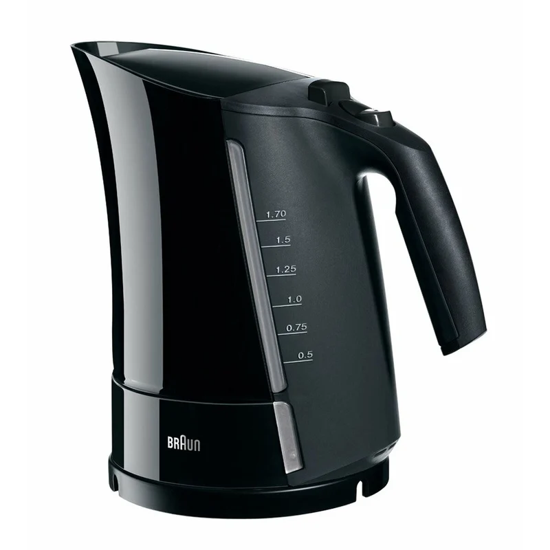 Bouilloire Électrique Avec Lumière LED Braun WK300 Plastique Noir 2200 W 1,7 L 2200 W