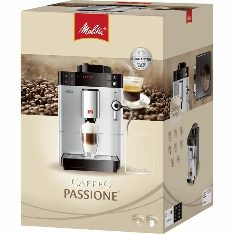 Cafetière superautomatique Melitta Caffeo Passione Silver 1000 W 1400 W 15 bar 1,2 L 1400 W