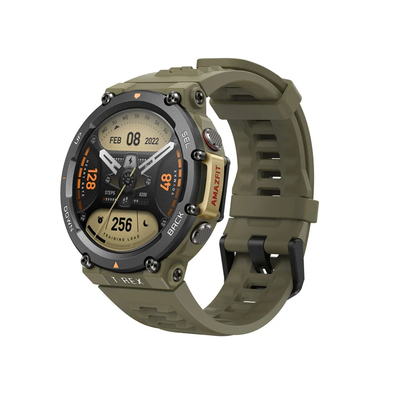 Montre connectée Amazfit T-Rex 2 1,39" Noir Vert
