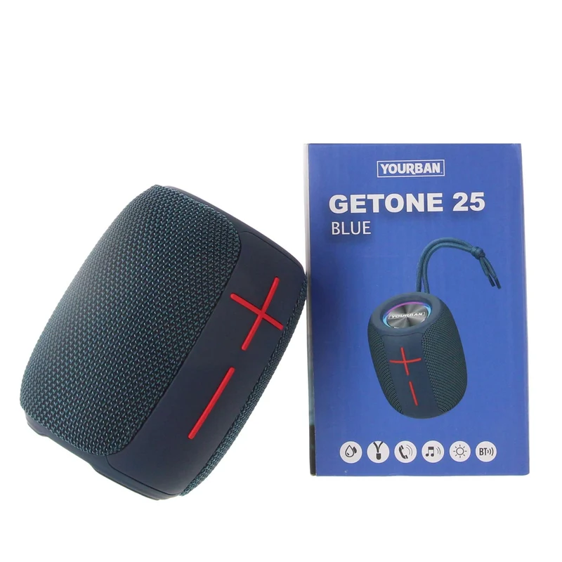 Getone 25 Bleu - Enceinte Nomade Bluetooth Compacte Bleu