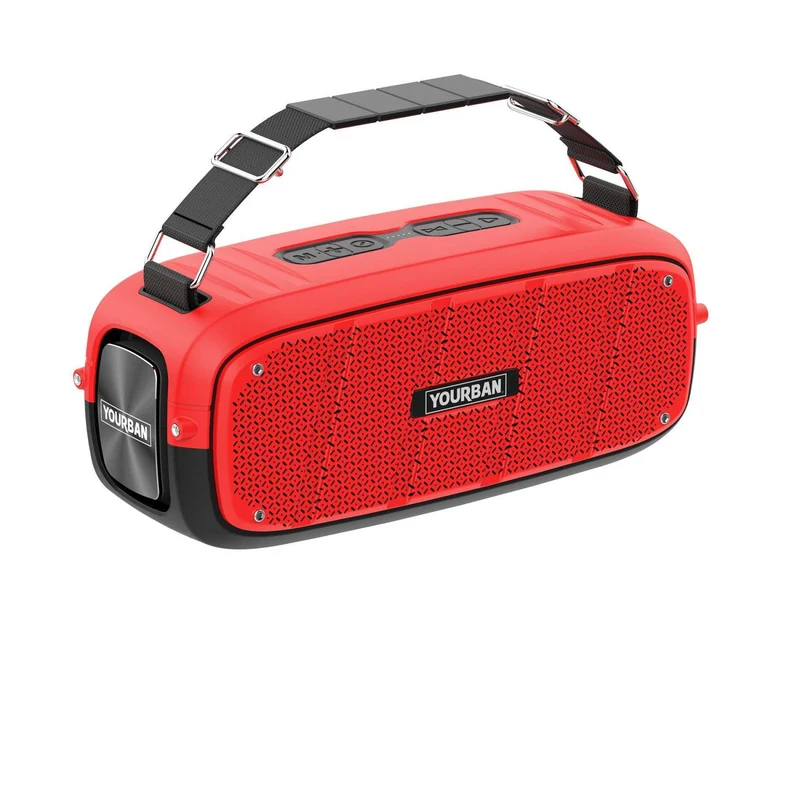 Getone 60 Red - Enceinte Nomade Bluetooth Compacte Rouge