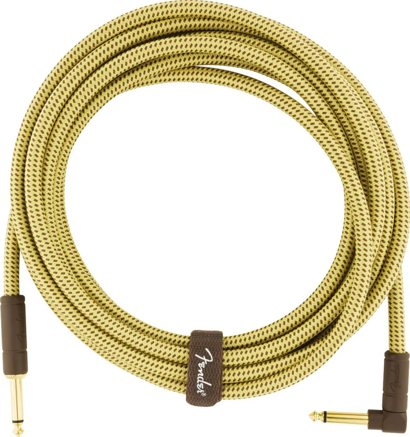 4,5m Deluxe Instrument Cable Straight/angle Tweed
