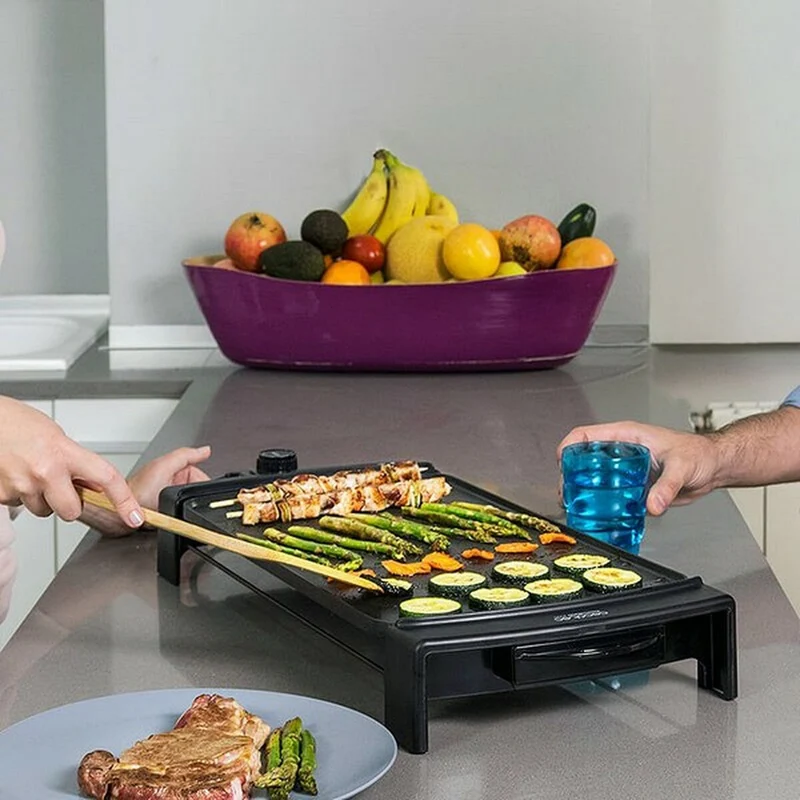 Plaque chauffante grill Cecotec Rock & Water 2500 2150W noir