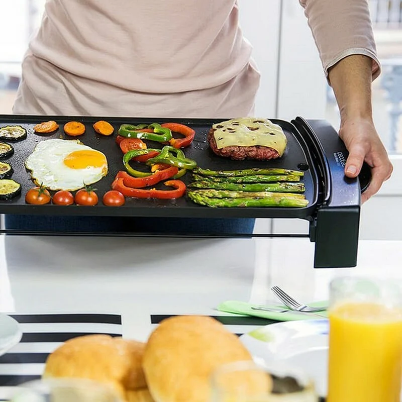 Plaque chauffante grill Cecotec Rock & Water 2500 2150W noir