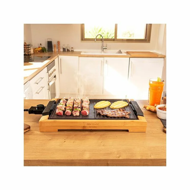 Gril Cecotec Tasty&Grill 2000 Bamboo MixStone 200W