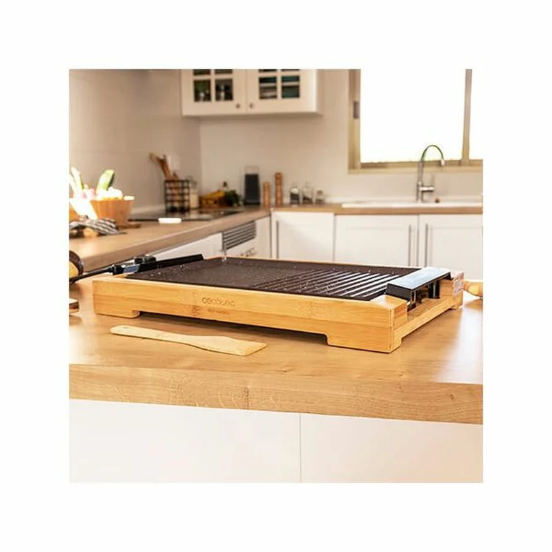 Gril Cecotec Tasty&Grill 2000 Bamboo MixStone 200W
