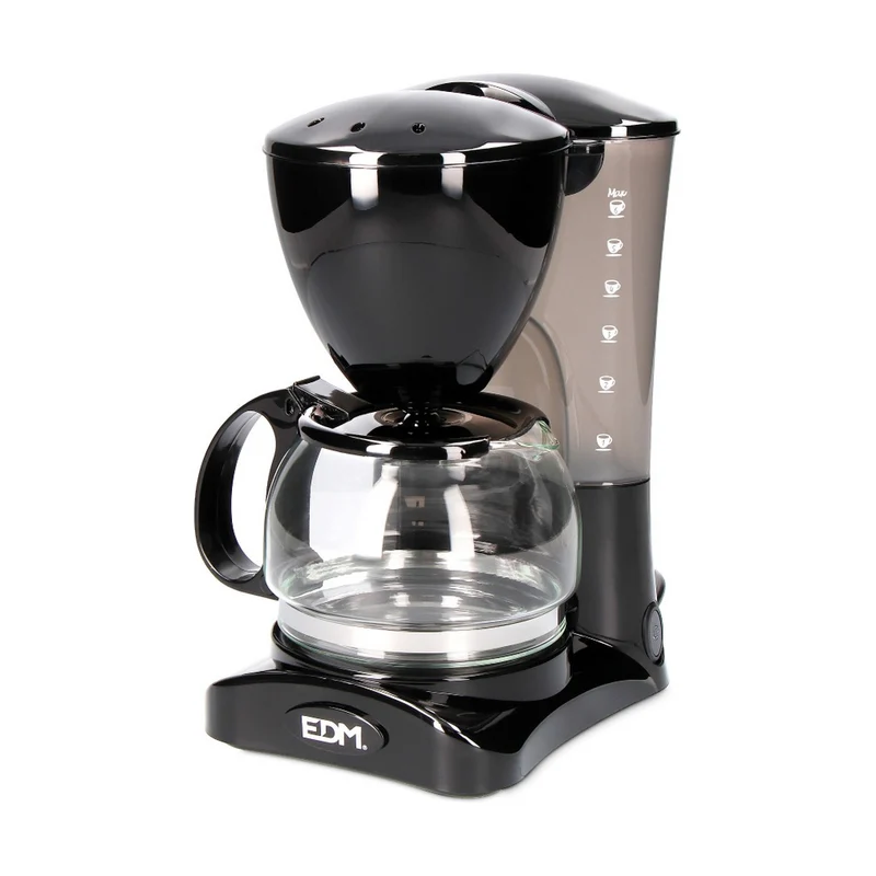 Cafetière filtre EDM 07653 Noir 550 W 6 tasses 0,6 L