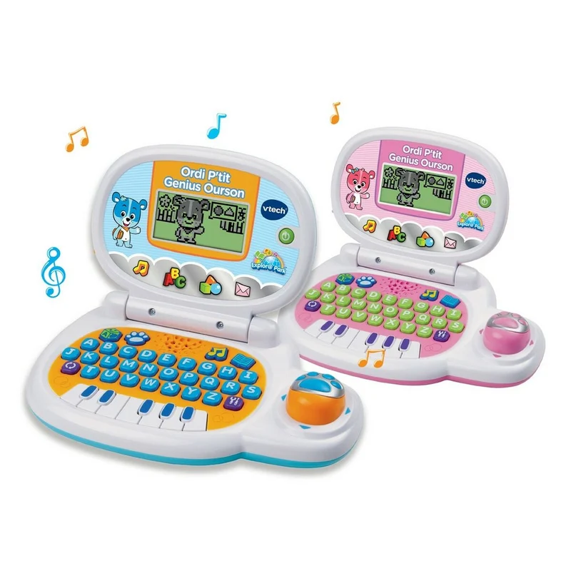 Ordinateur portable Vtech Genius Blue Bear 26 x 5,5 x 19,7 cm Jeu éducatif FR