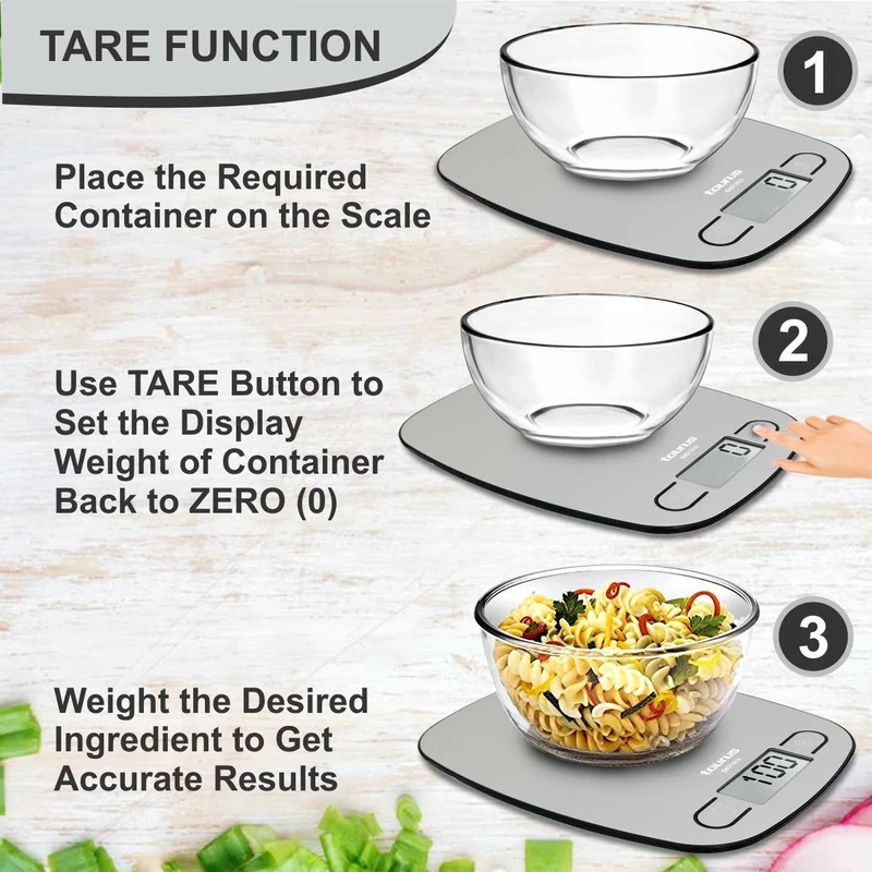 Balance de cuisine numérique Taurus EASY INOX Inox