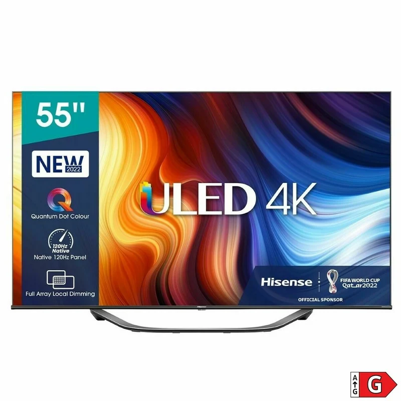 Téléviseur intelligent Hisense 55U7HQ 55" 4K ULTRA HD QLED WIFI