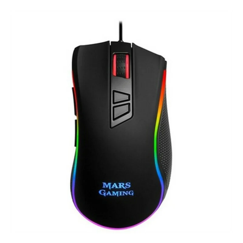 Souris de jeu à LED Mars Gaming MM218 10000 dpi Noir