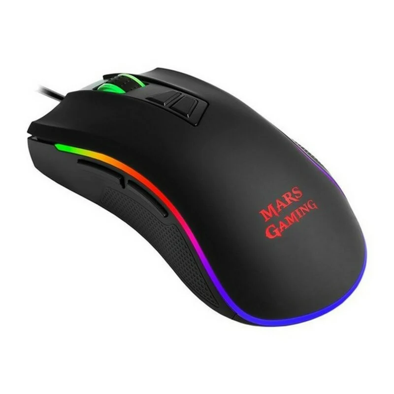 Souris de jeu à LED Mars Gaming MM218 10000 dpi Noir