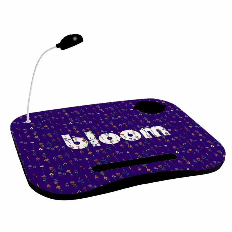 Support pour ordinateur portable DKD, décoration d'intérieur en PVC, fleurs, moderne, 48x38x7 cm