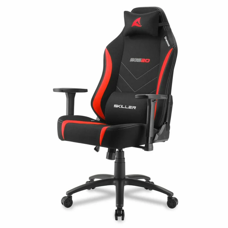 Chaise Gaming Sharkoon SGS20 TISSU Rouge