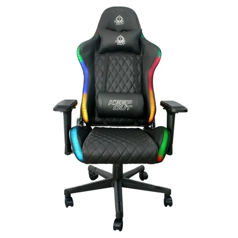 Chaise de jeu KEEP OUT XSPRO-RGB 180º Noir