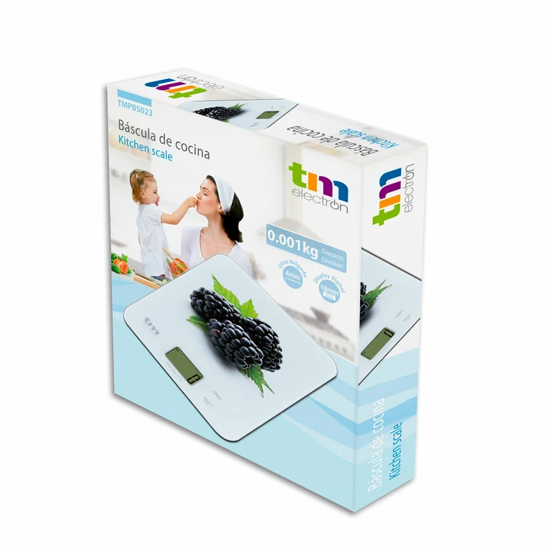 balance de cuisine TM Blackberry 8 kg (22,4 x 18,5 cm)