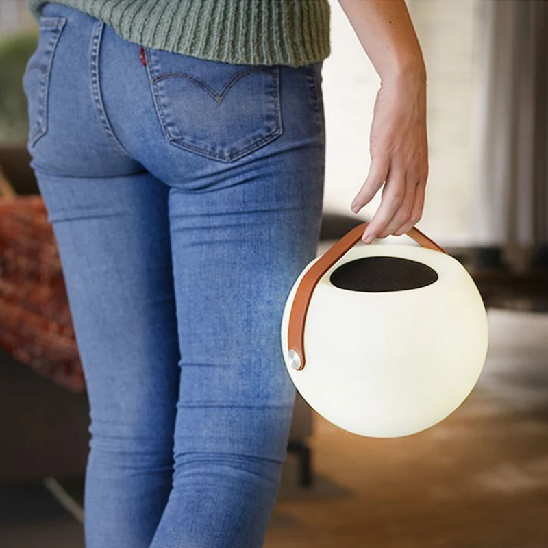 Enceinte Bluetooth avec lumière LED KSIX Bubble White 5 W Portable