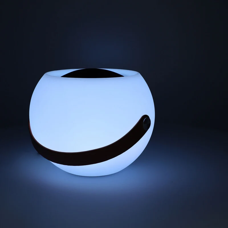 Enceinte Bluetooth avec lumière LED KSIX Bubble White 5 W Portable