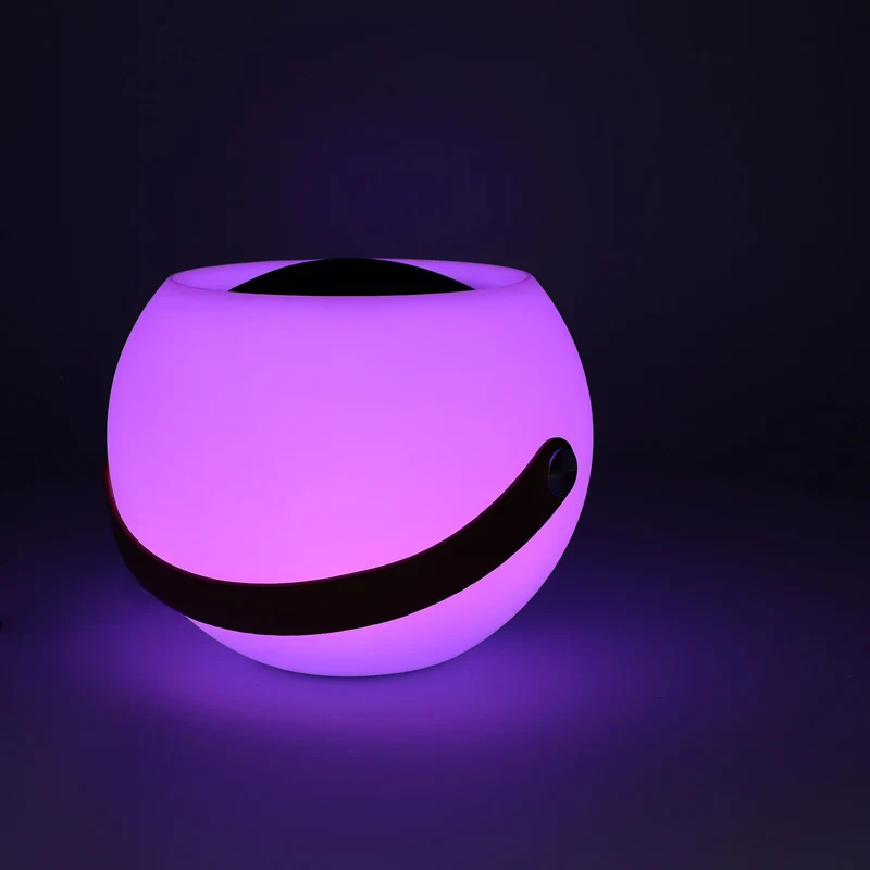 Enceinte Bluetooth avec lumière LED KSIX Bubble White 5 W Portable