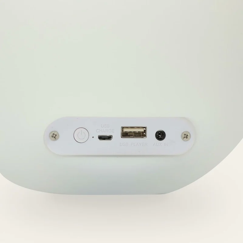 Enceinte Bluetooth avec lumière LED KSIX Bubble White 5 W Portable
