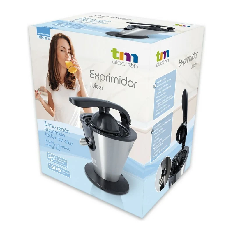 Extracteur de jus électrique TM Electron Inox 160 W