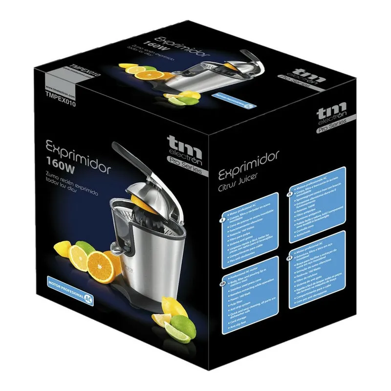 Extracteur de jus électrique TM Electron Inox 160 W