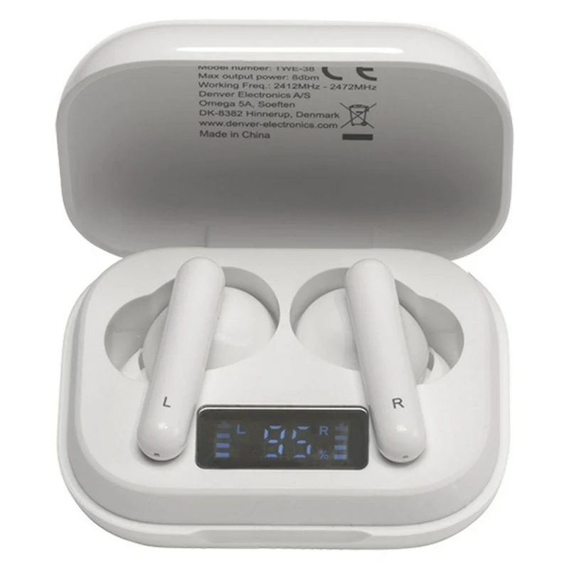 Casque Bluetooth Denver Electronics 111191120210 Blanc