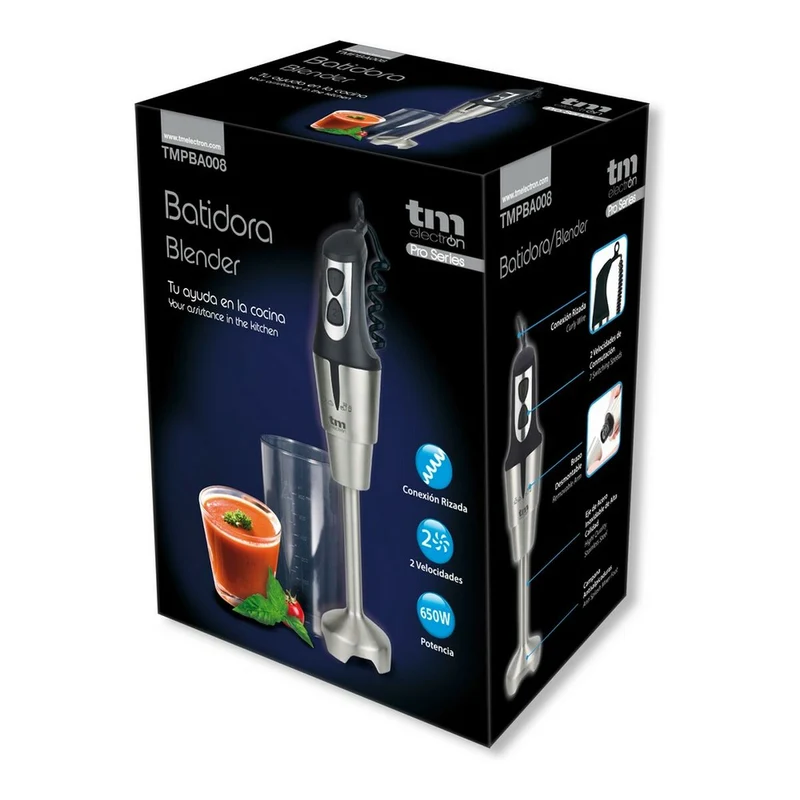 Mixeur plongeant TM Electron Inox 650 W