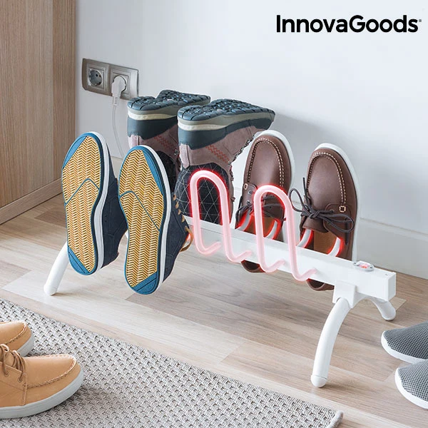 Séchoir à chaussures électrique InnovaGoods 80W blanc