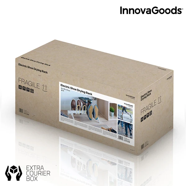 Séchoir à chaussures électrique InnovaGoods 80W blanc