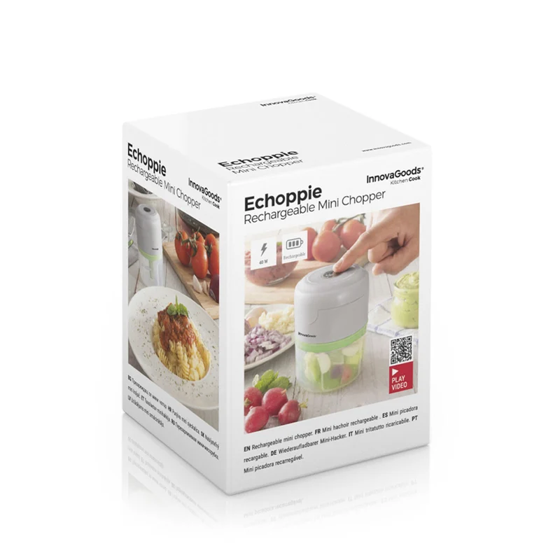 Mini Hachoir Portable Rechargeable Echoppie InnovaGoods