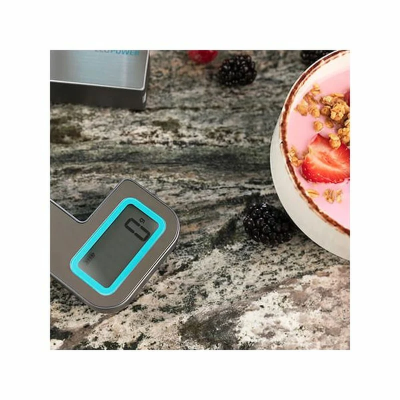Balance de cuisine Cecotec Cook Control 10100 EcoPower Compact LCD 5 Kg Gris