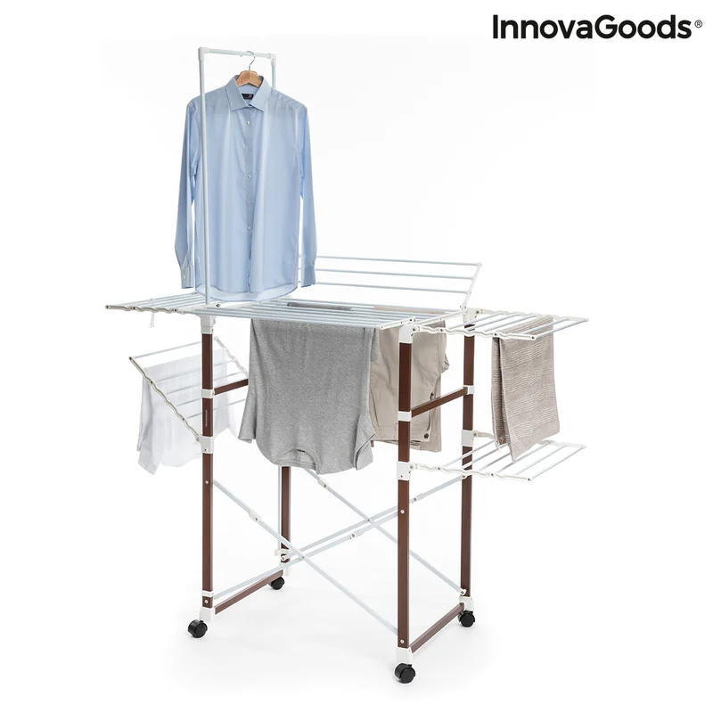 Sèche-Linge Pliant Avec Roues Flareck InnovaGoods