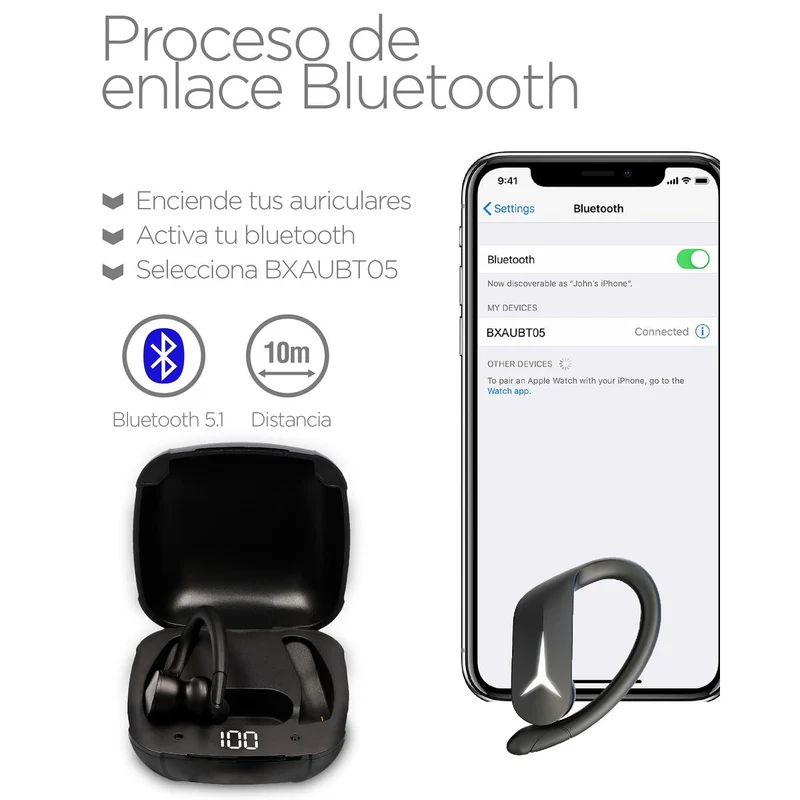 Casque de sport KSIX Sport Buds 2 700 mAh