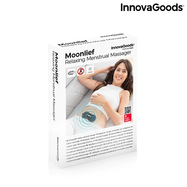 Rechargeable Relaxing Menstrual Massager Moonlief InnovaGoods