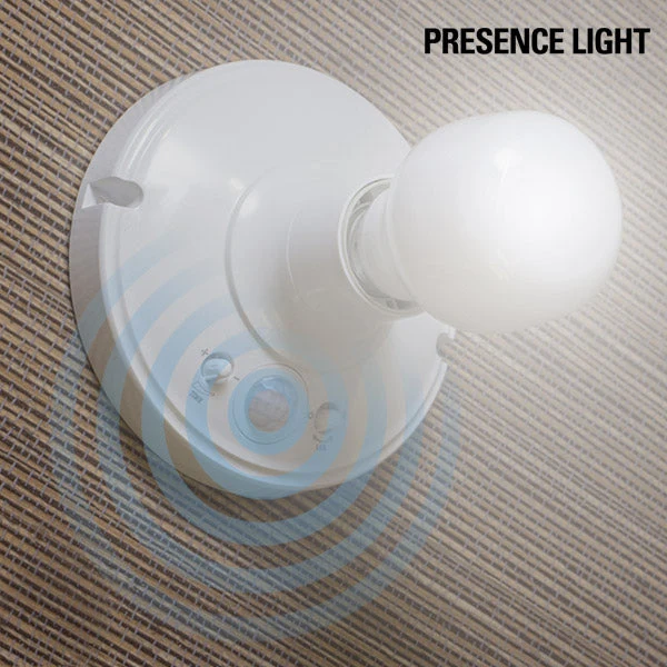Presence Light Bulb Holder with Motion Sensor