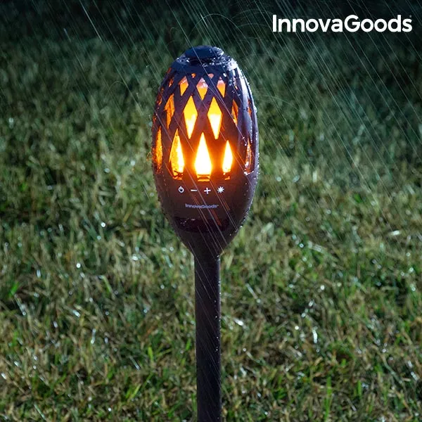 InnovaGoods LED Flame Lamp & Bluetooth Speaker