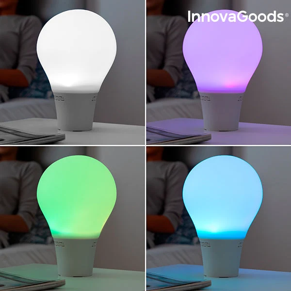 Silicone LED Touch Lamp with Speaker Silitone InnovaGoods